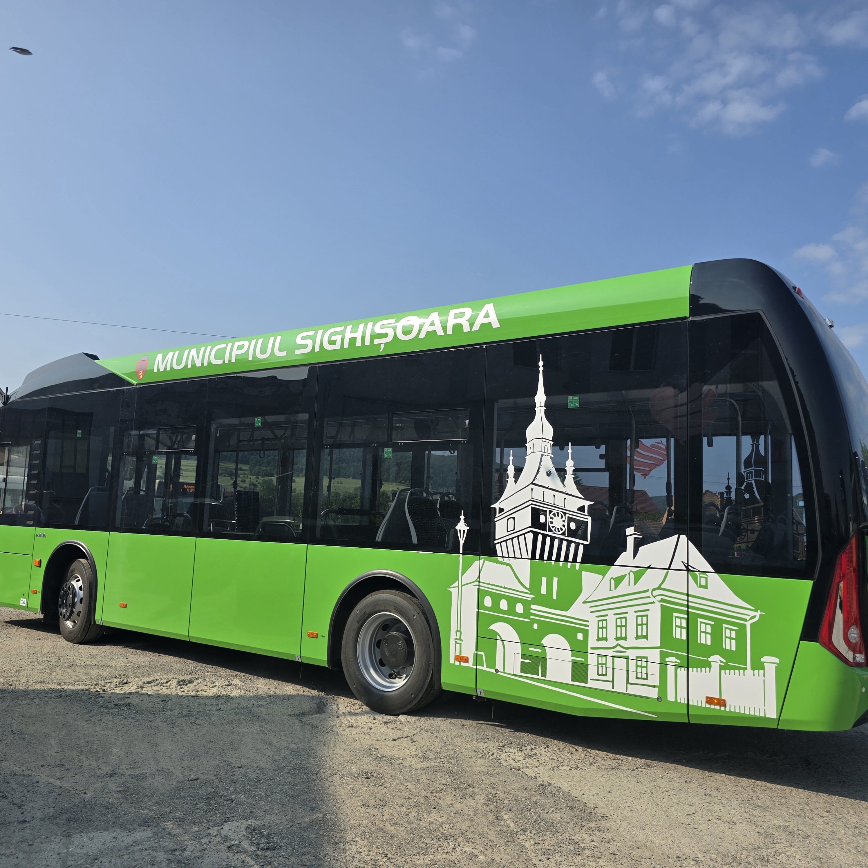 Primele autobuze electrice pentru municipiul Sighișoara