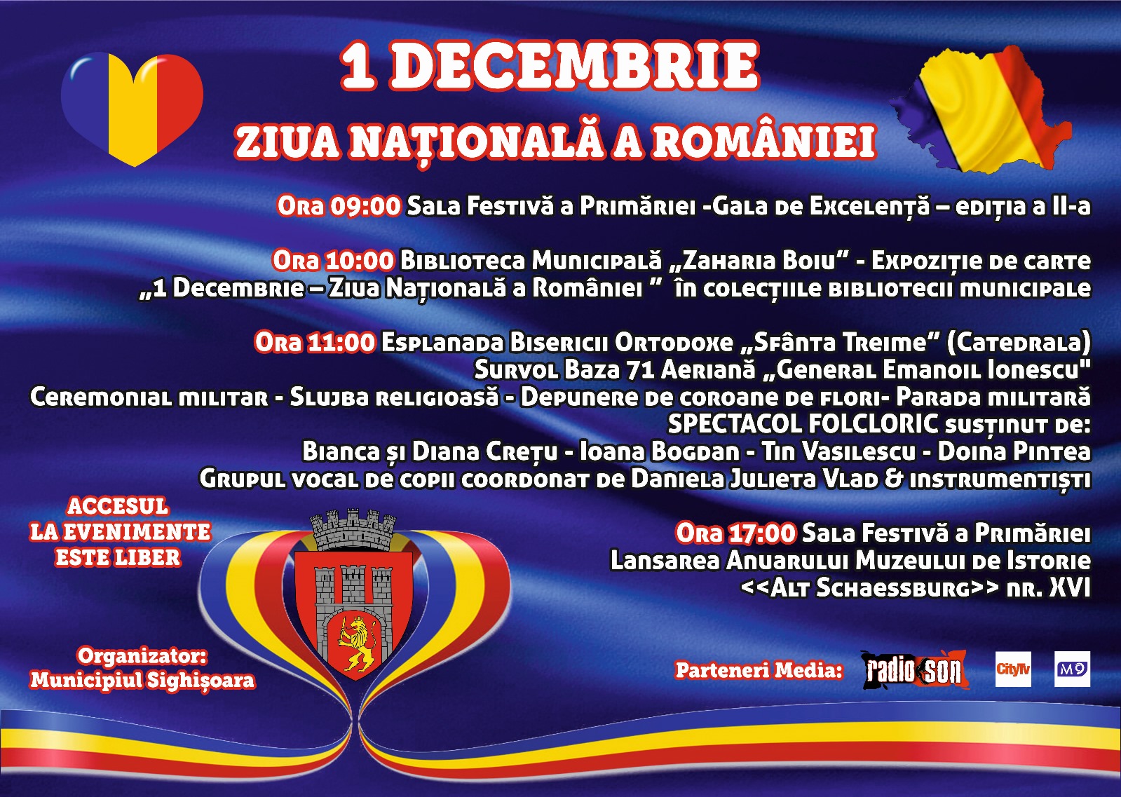 ZIUA NAȚIONALĂ A ROMÂNIEI #Sighisoara || 2023||